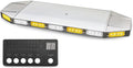 LED Rooftop Emergency Warning Strobe Light Bar Amber White J755