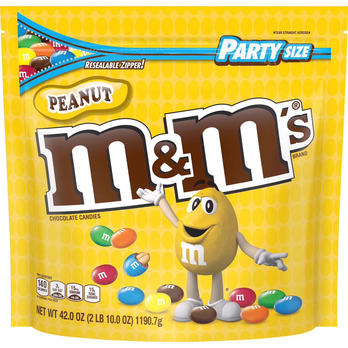 Peanut Milk Chocolate Candy Party Size 42 Ounce L85425