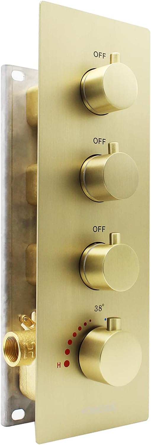 Chrome Brass Thermostatic Shower Valve M853