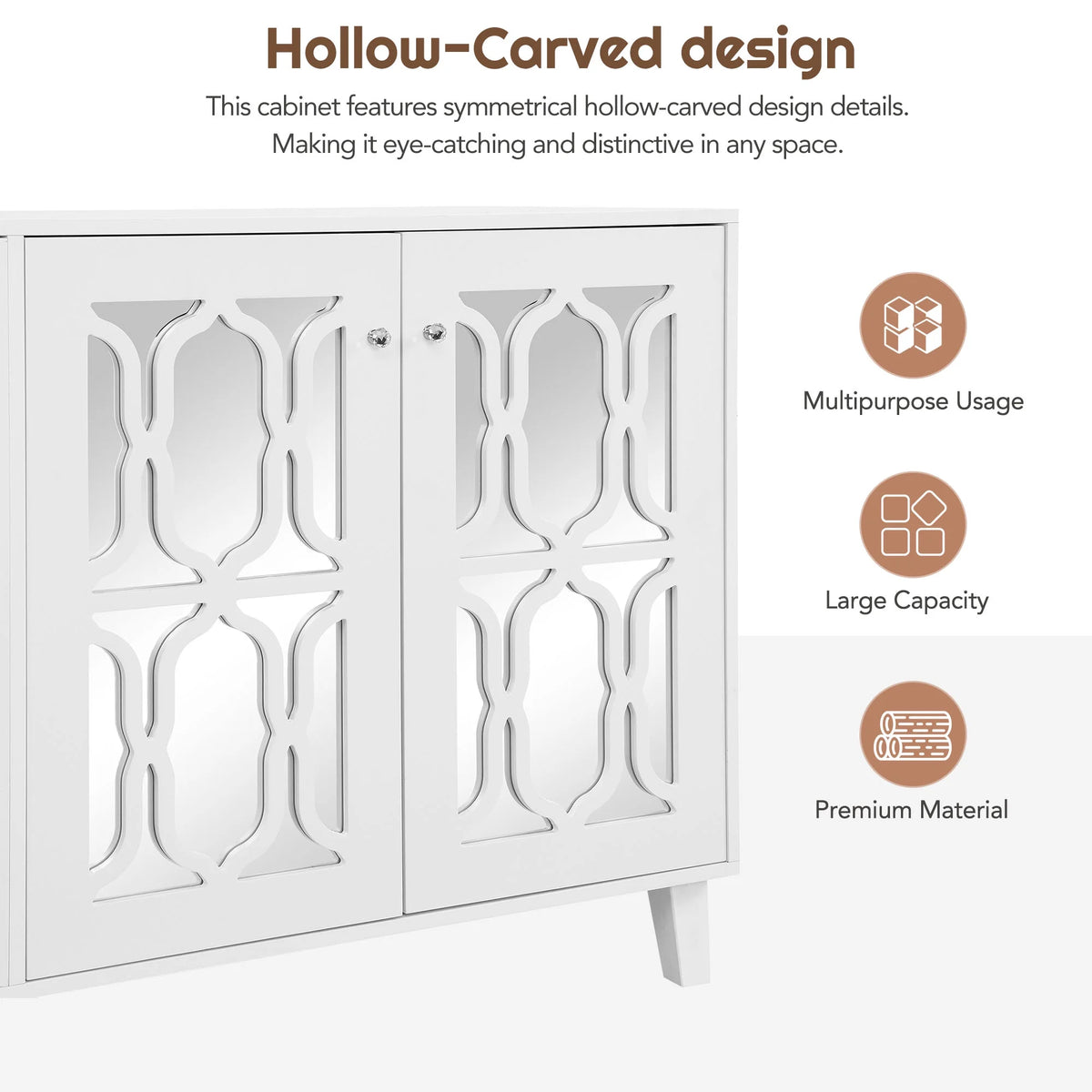 Buffet Cabinet with Adjustable Shelve Z99010