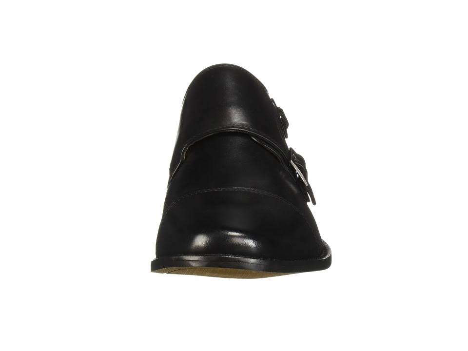 Black Double Monk Strap Shoes M362