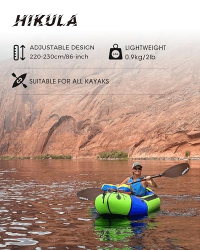 Adjustable 3 Piece Kayak Paddle with Nylon Blades N66265