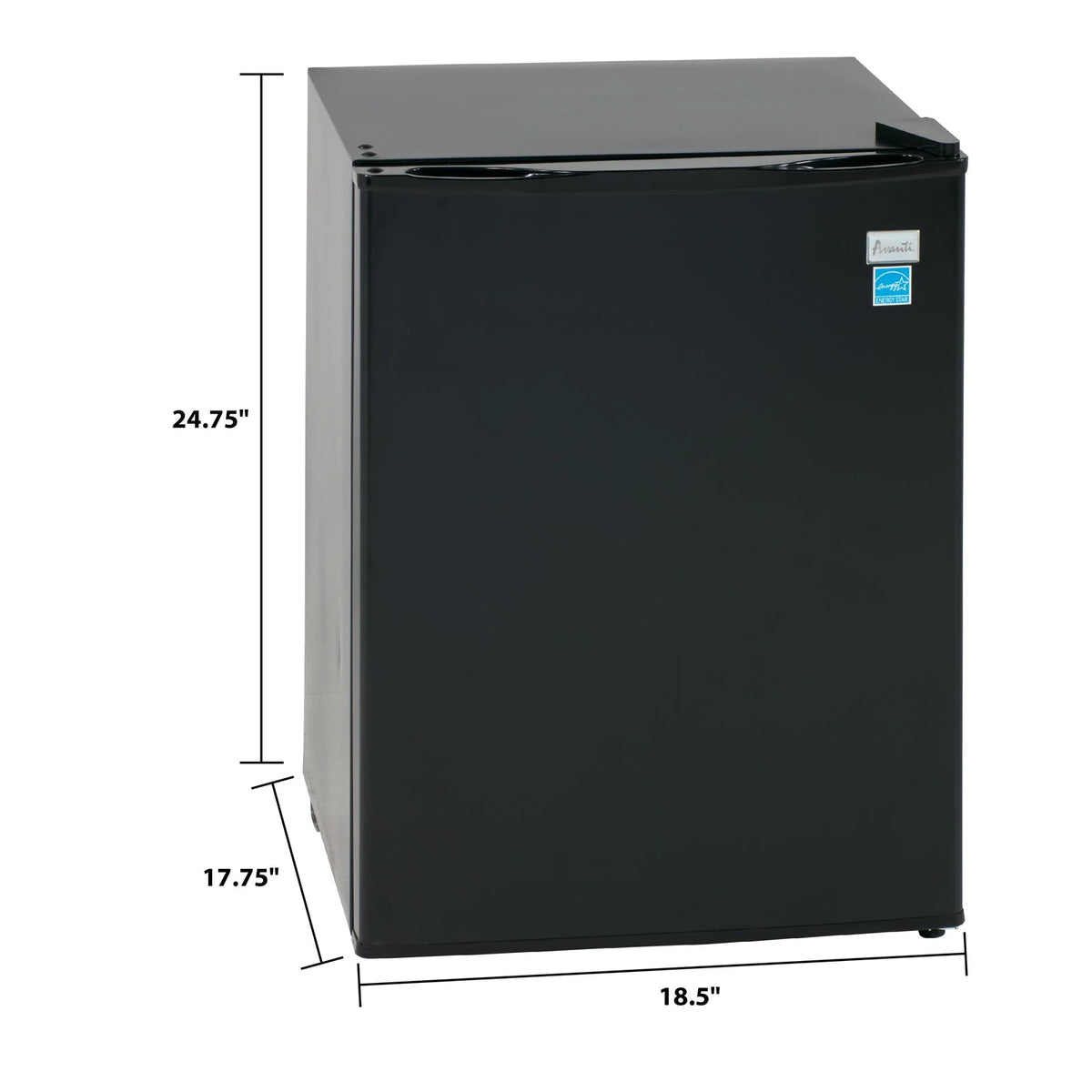 Black 2.4 cu. ft. Compact Refrigerator P67161