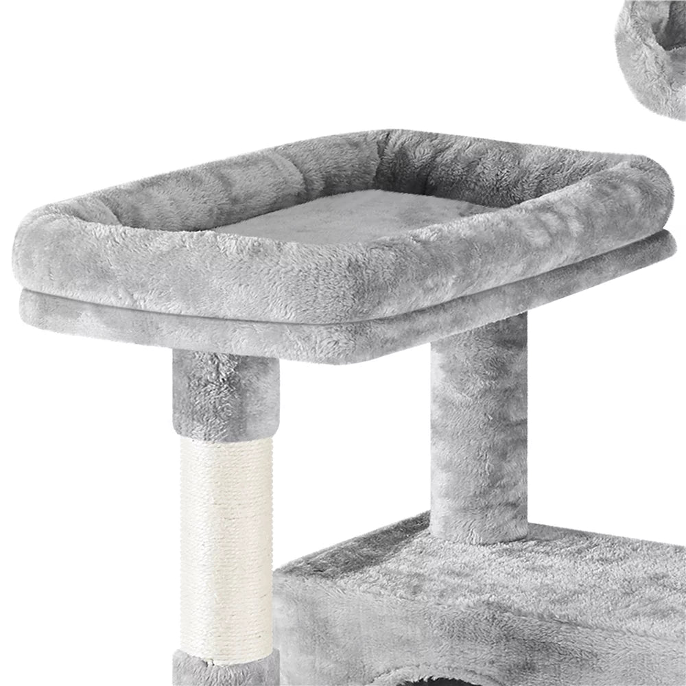 73''H Multilevel Cat Tree with 2 Condos & Scratching Posts P78771