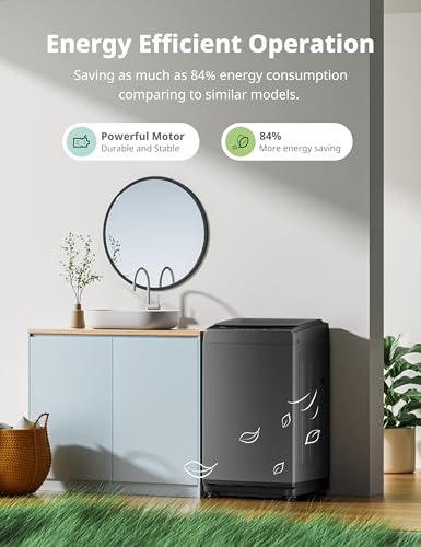 0.9 cu.ft Compact Portable Washing Machine with LED Display H6210