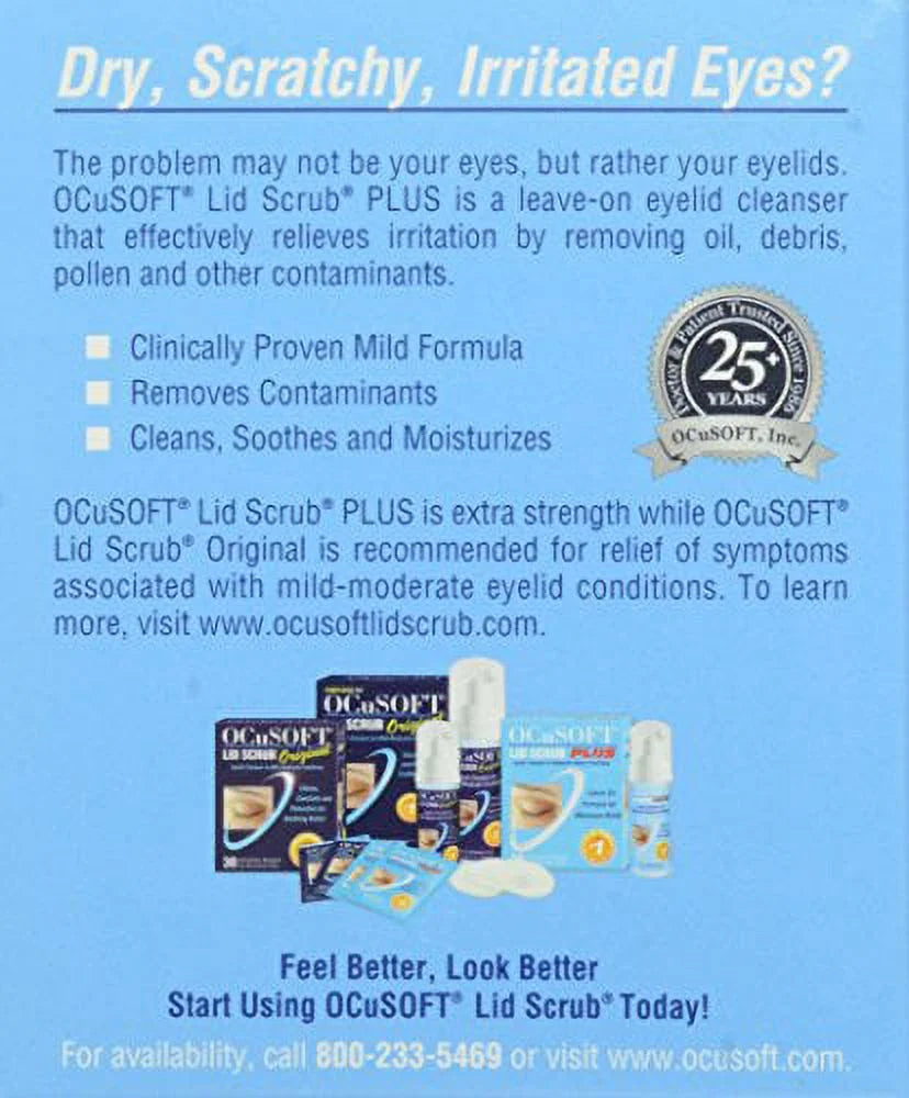 Eyelid Cleanser Pads 30 Each (Pack of 4) U71087