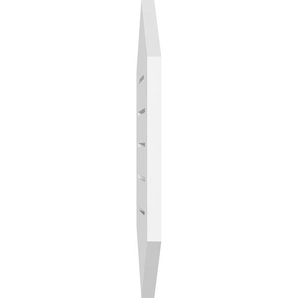 Vertical Peaked Surface Mount PVC Gable Vent N9729