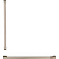 Bottom Freezer Refrigerator Handle Kit in Brushed Bronze X408