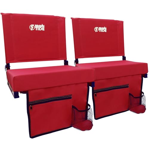 Wide Stadium Seat with Storage Pockets M347938