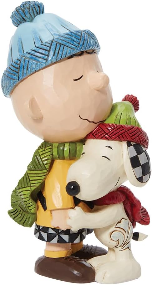 Snoopy and Charlie Brown Hugging Figurine Y59425