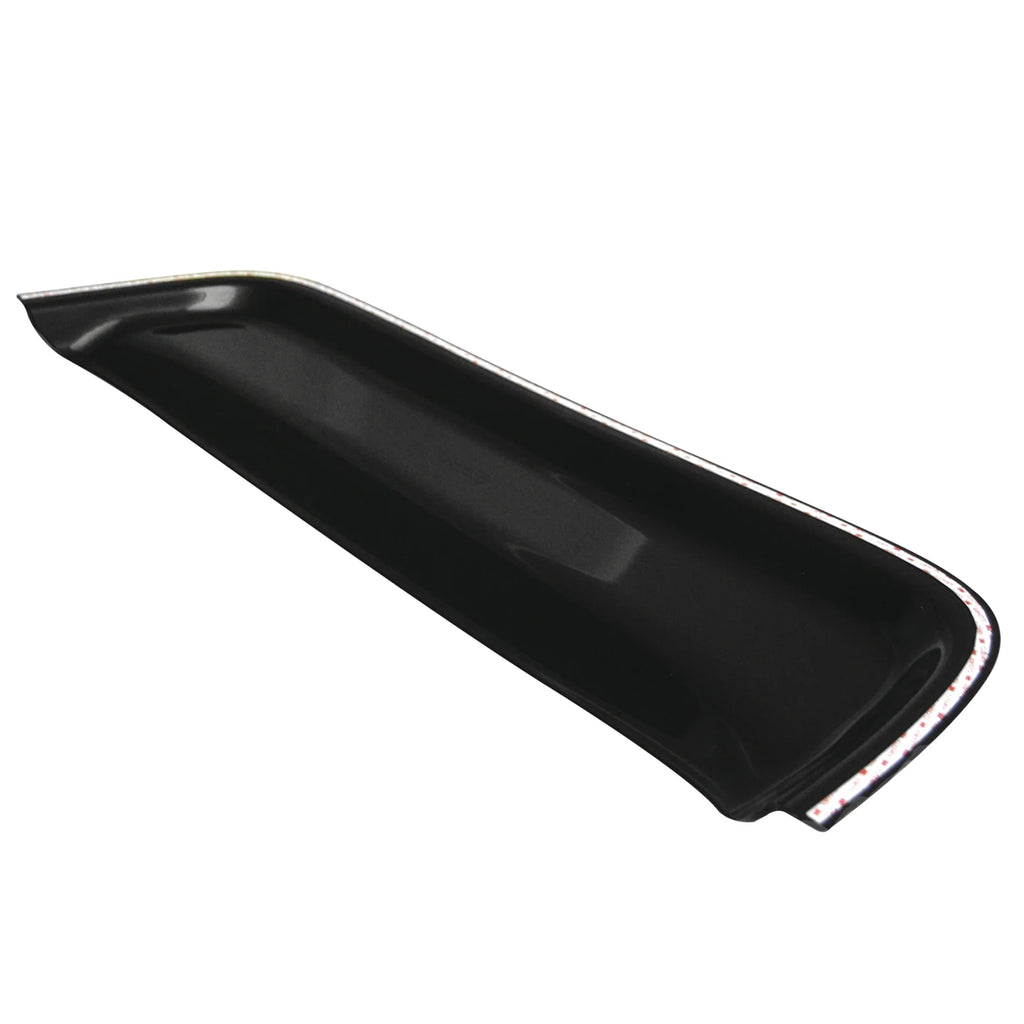 Rear Window Roof Spoiler ABS Dark Smoke Rain Guards Side Window Wind Deflectors 1 Piece A488341
