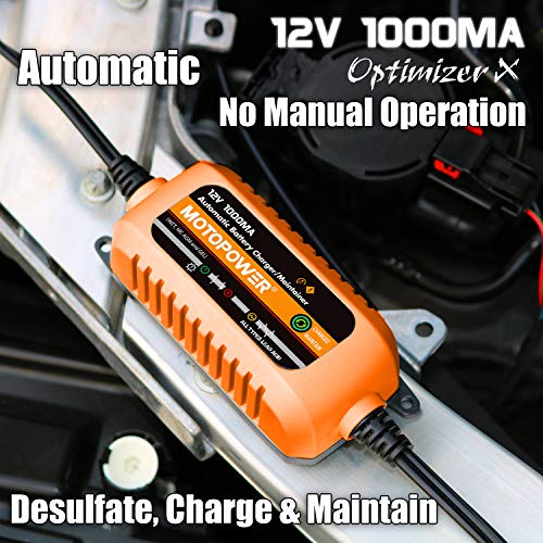 12V 1000mA Automatic Battery Charger T876