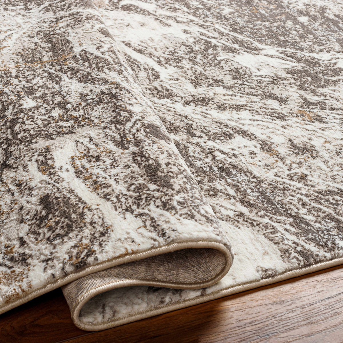 Gray Brown 9'2" x 12' Area Rug G664