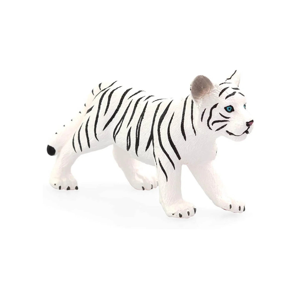 White Tiger Cub Standing Animal Figure O66553
