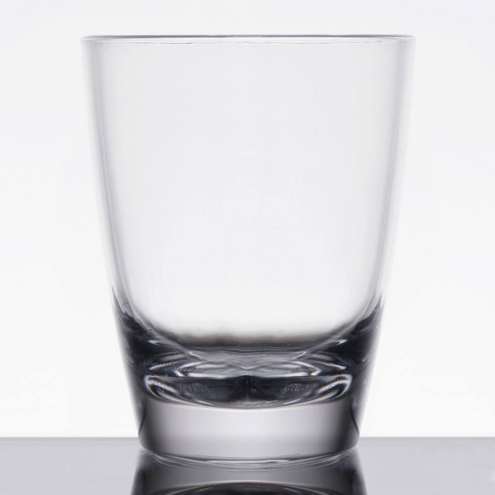 3 oz. San Plastic Triangle Dessert Glass I2229