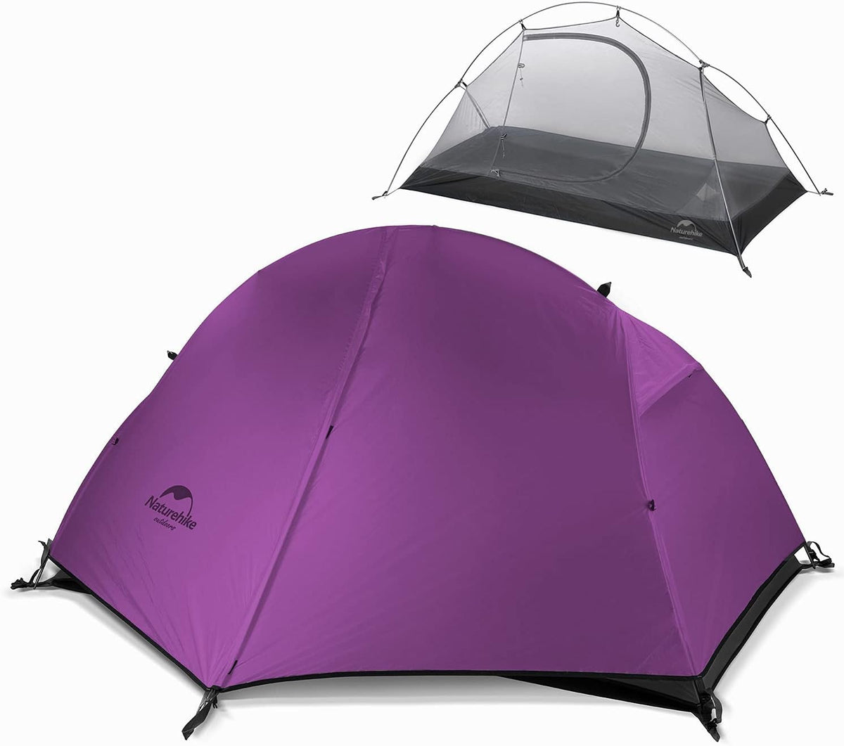 1 Person Ultralight Waterproof Backpacking Tent with Footprint T340964