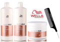 Fusion Plex Intense Repair Shampoo & Conditioner Set with Sleek Steel Pin Tail Comb I5092