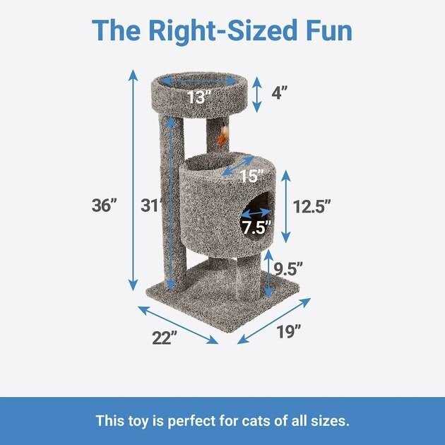 36-in Wooden Cat Tree N417