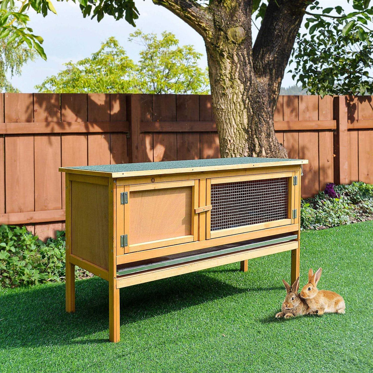 Wooden Rabbit Hutch S69110