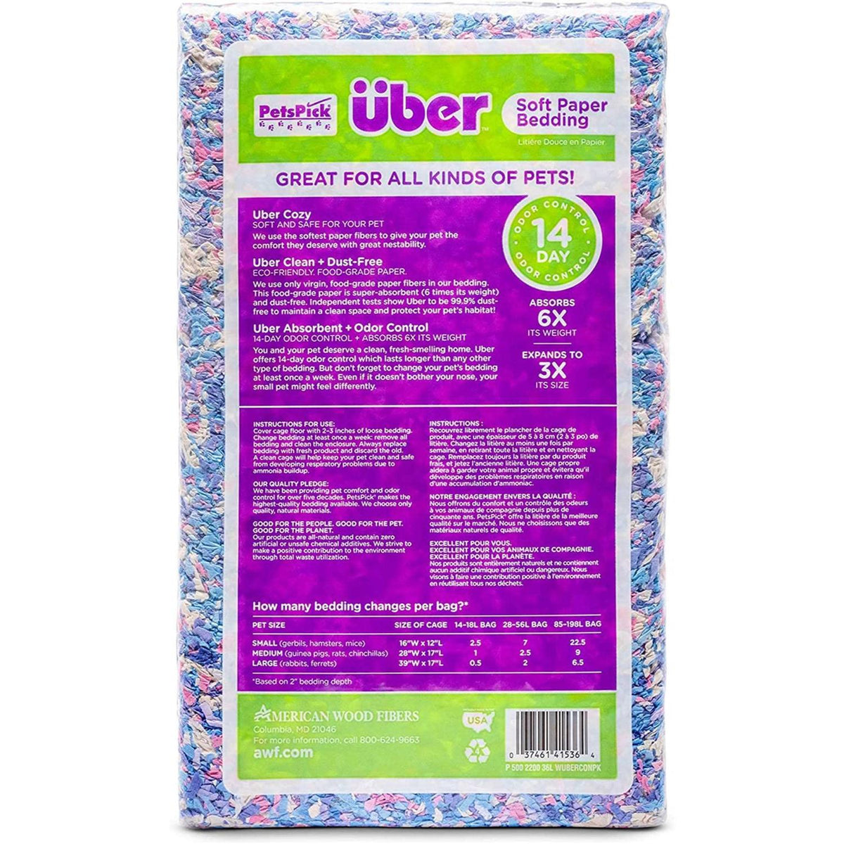 Uber Soft Paper Pet Bedding K657