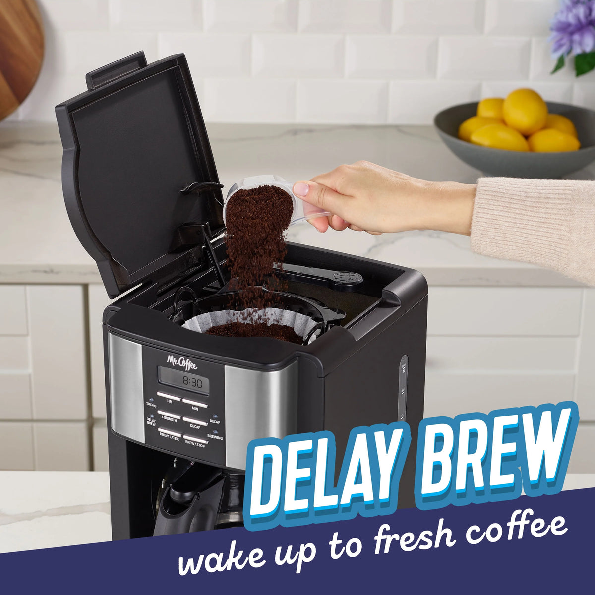 12 Cup Coffee Maker with Decaf Function X2817