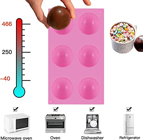 Silicone Hot Chocolate Bomb Mold with Brush & Spatula H481