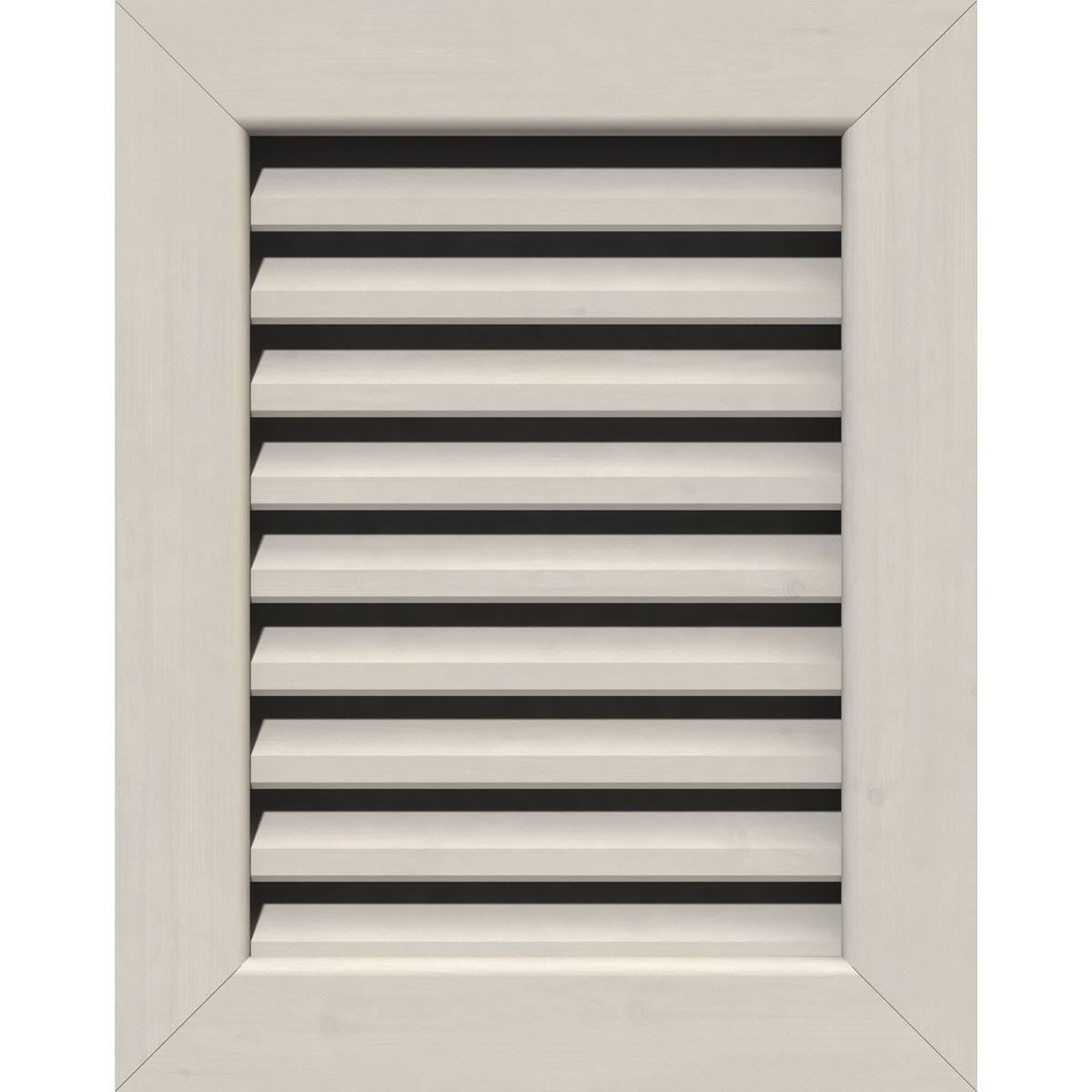 36 inch x 24 inch Primed Western Red Cedar Gable Vent G711