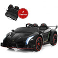 Black 2-Seater Licensed Lamborghini Ride on Car with RC E665