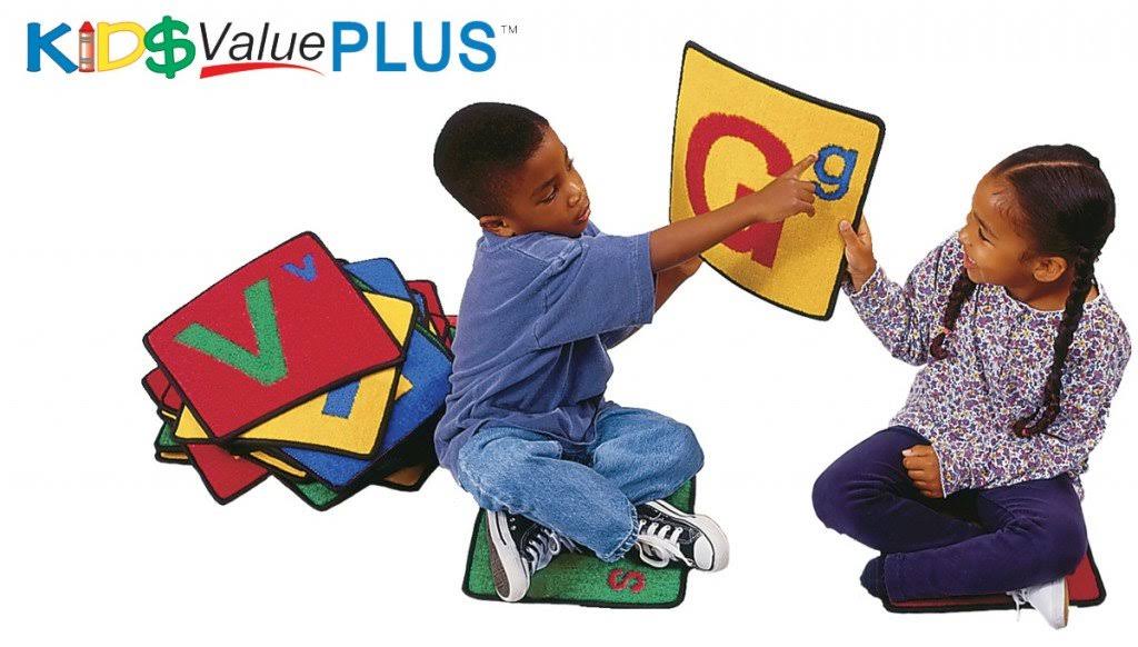 Alphabet Squares Carpet, Set of 26 P7027
