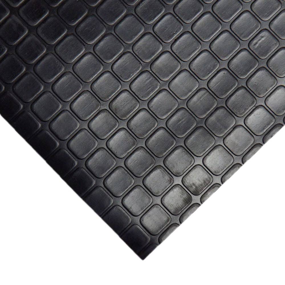 Black 2mm Rubber Flooring Rolls N298