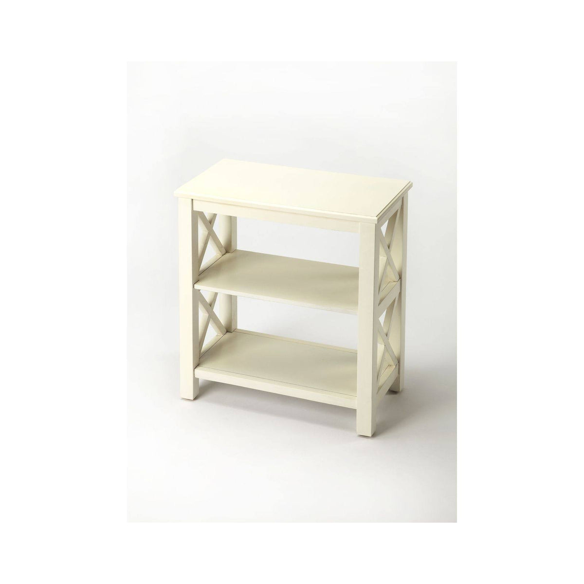 White Bookcase P608