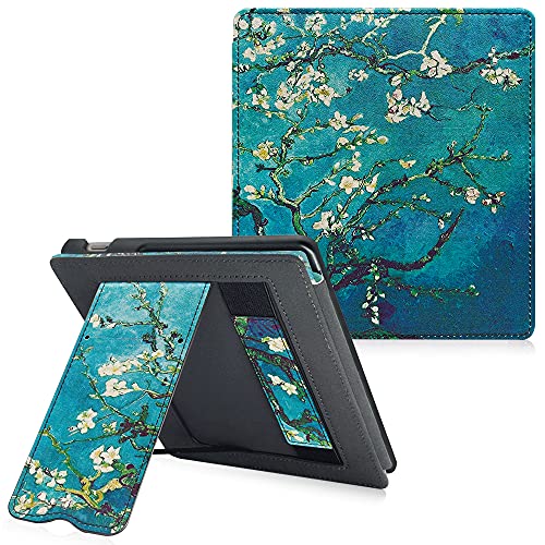 Apricot Blossom Stand Case for Kindle Oasis with Hand Strap K21026