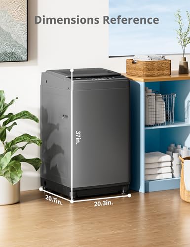 0.9 cu.ft Compact Portable Washing Machine with LED Display H6210