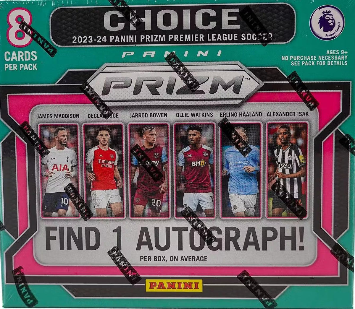8 cards Soccer Box W91153