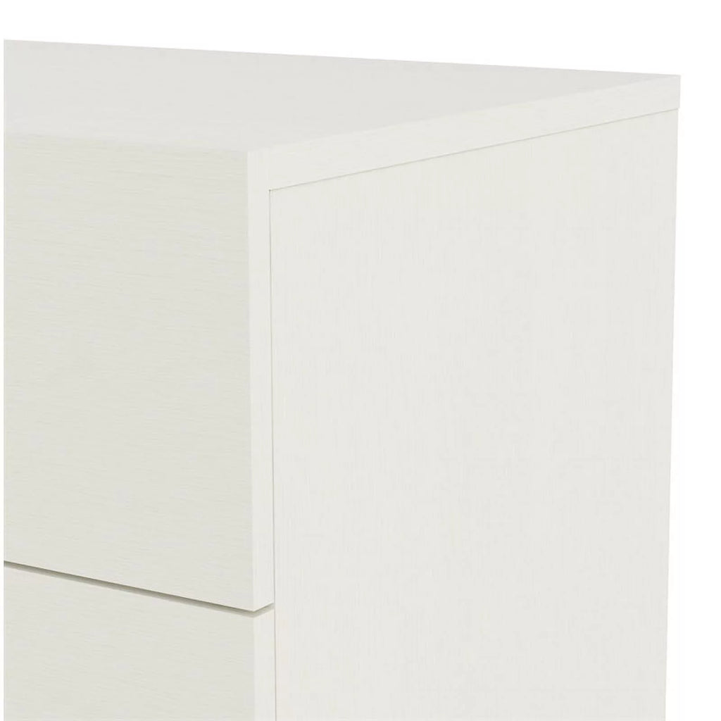White 8 Drawer Engineered Wood Dresser B5294