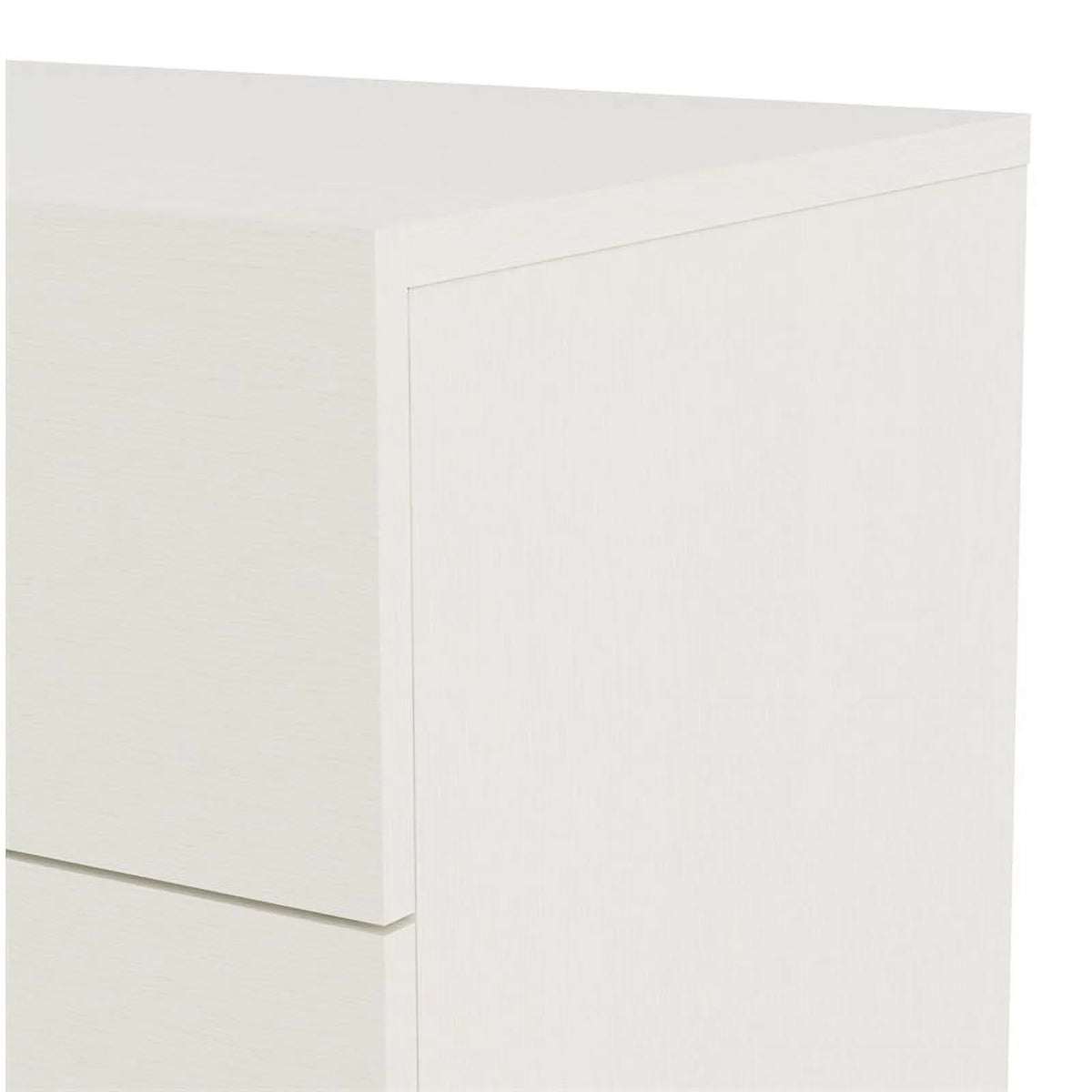 White 8 Drawer Engineered Wood Dresser B5294