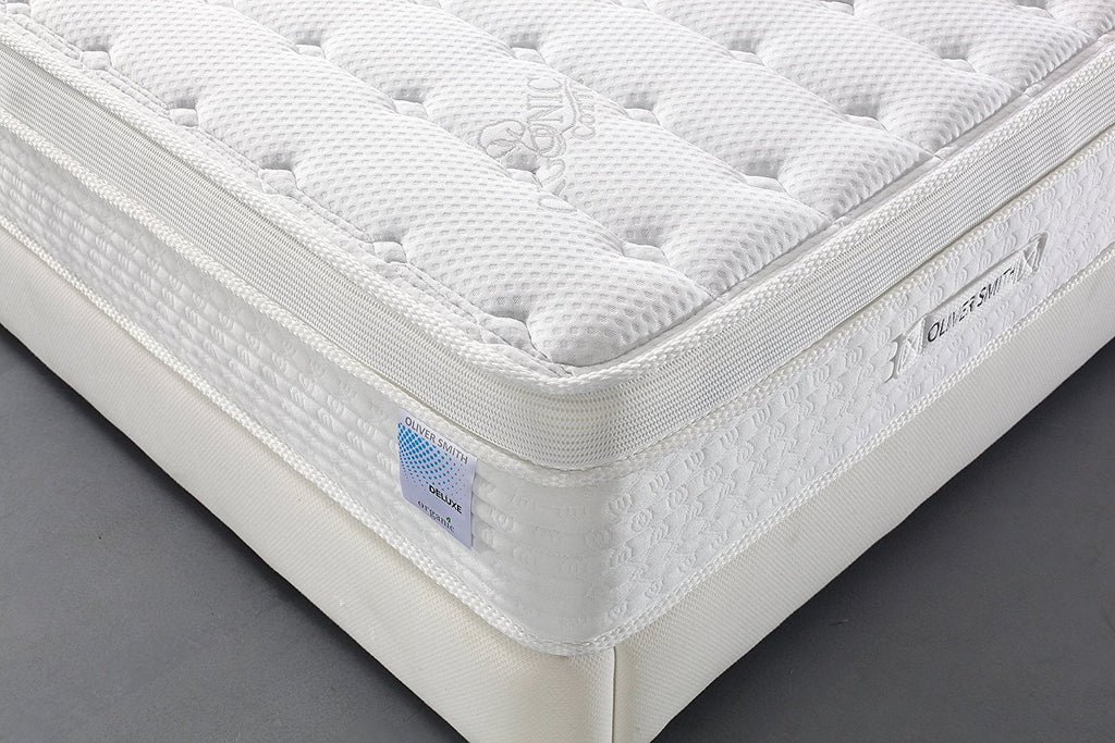 Organic Cotton Plush Memory Foam Pocket Spring Mattress Y300
