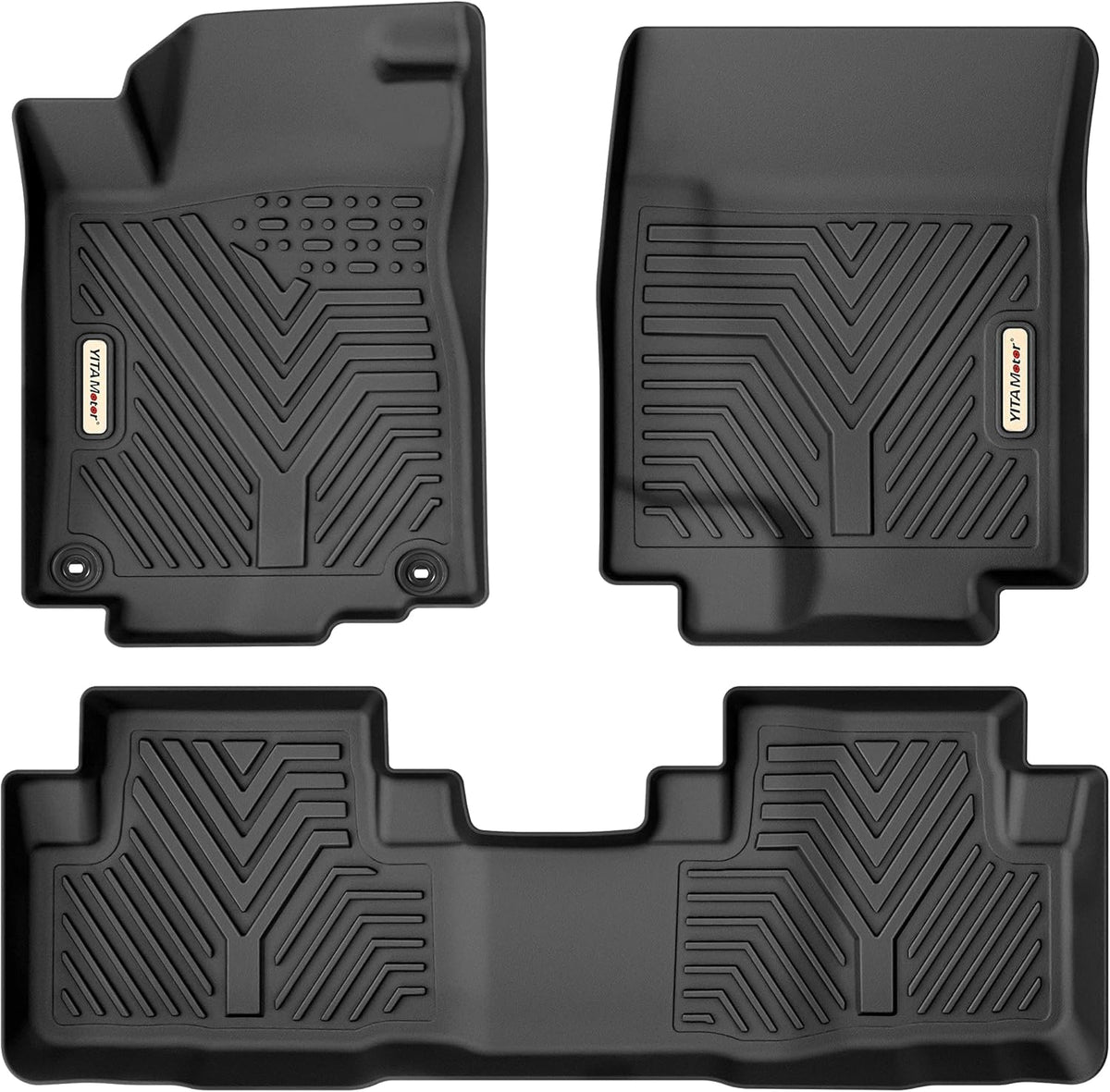 Black TPE Cargo Trunk Mats Pack of 2 K376