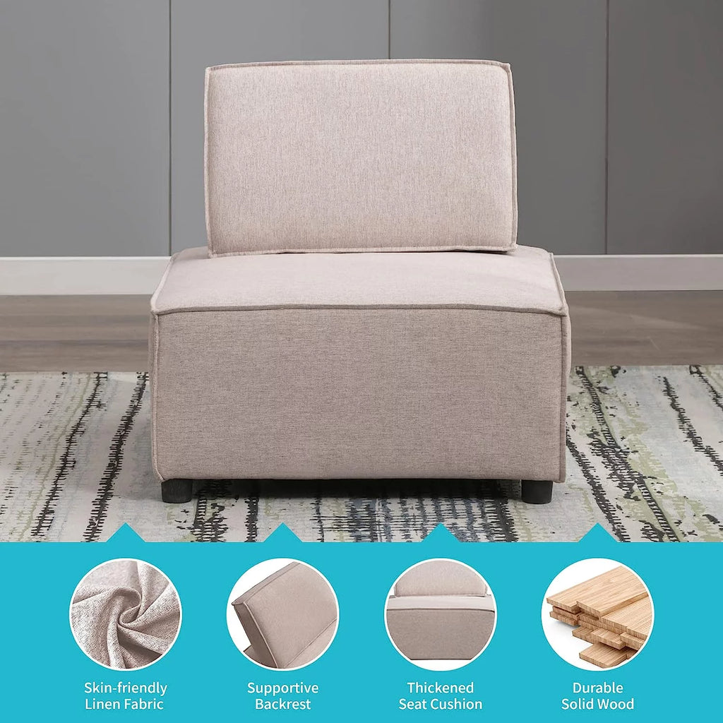 L Shaped Modular Sectional Sofa Couch B546634