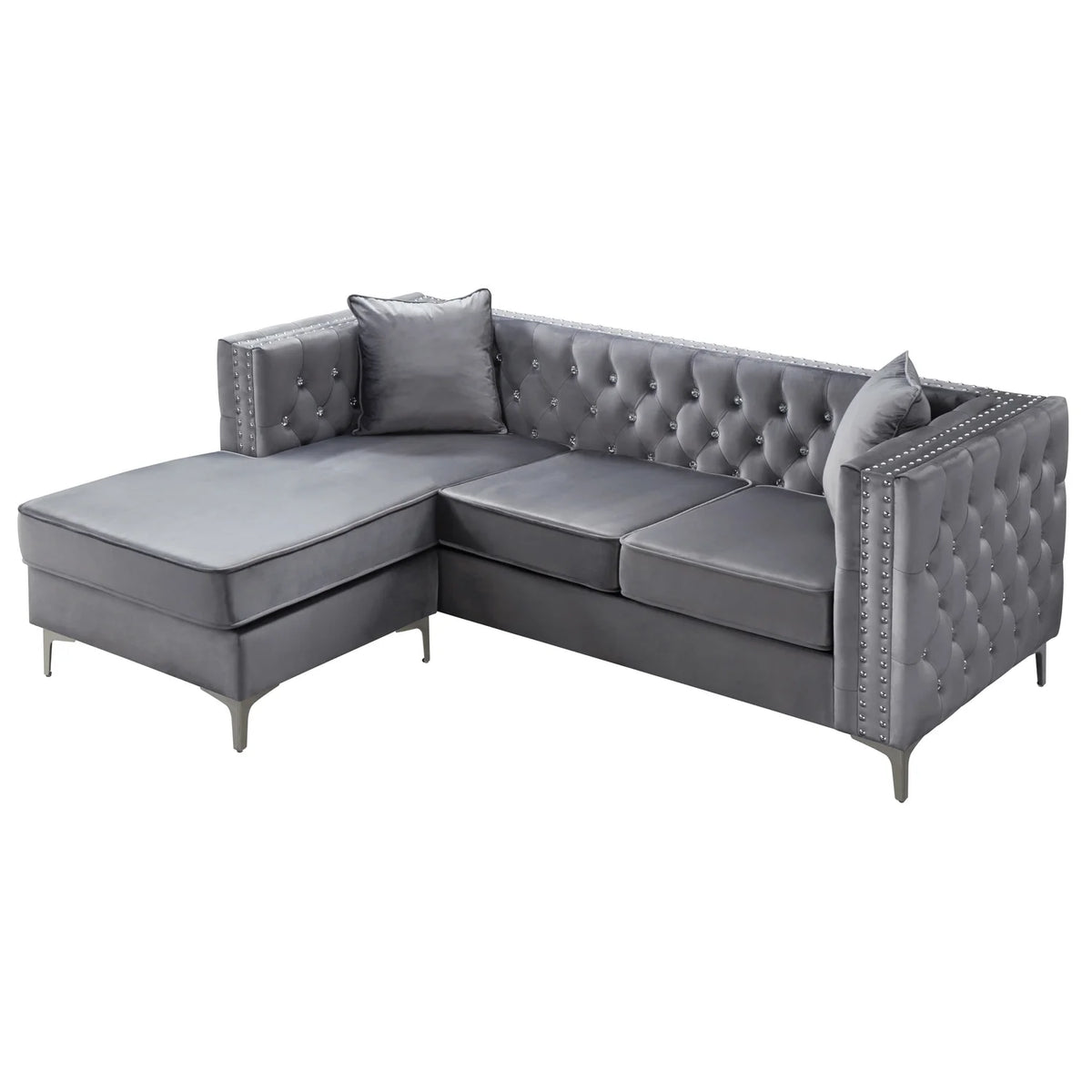 Gray Sofa Chaise I554362