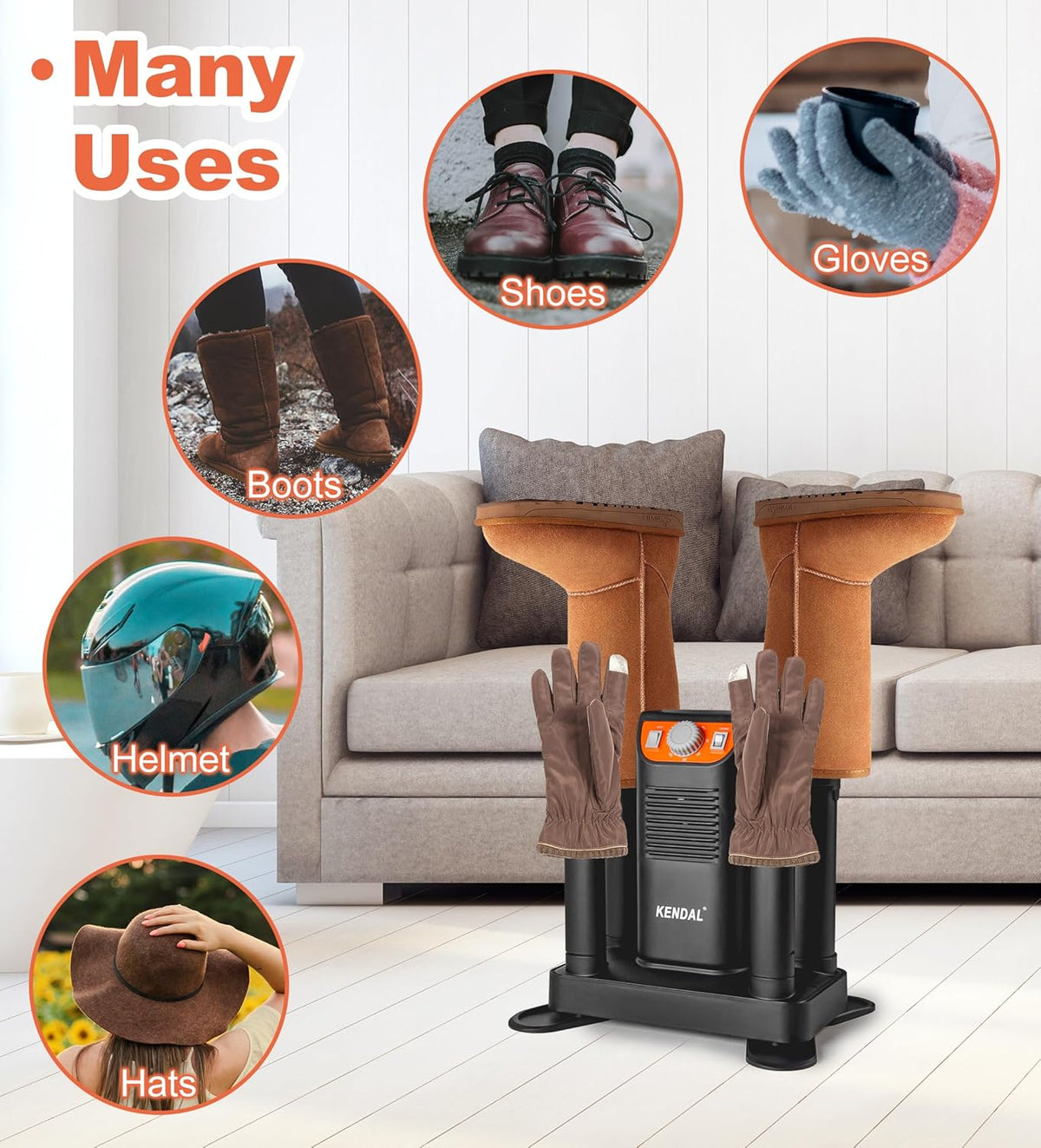 Portable Boot Dryer with Adjustable Tubes C56695