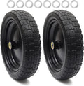 13'' Solid Polyurethane Flat-Free Tire and Wheel Assemblies 2-Pack U590