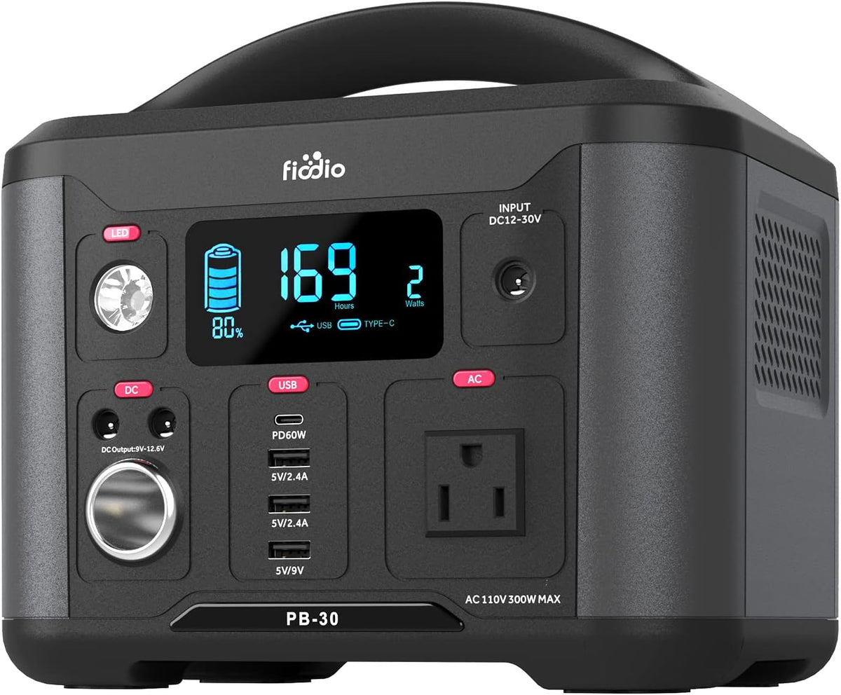 300Wh Portable Power Station with AC Outlet Z354665