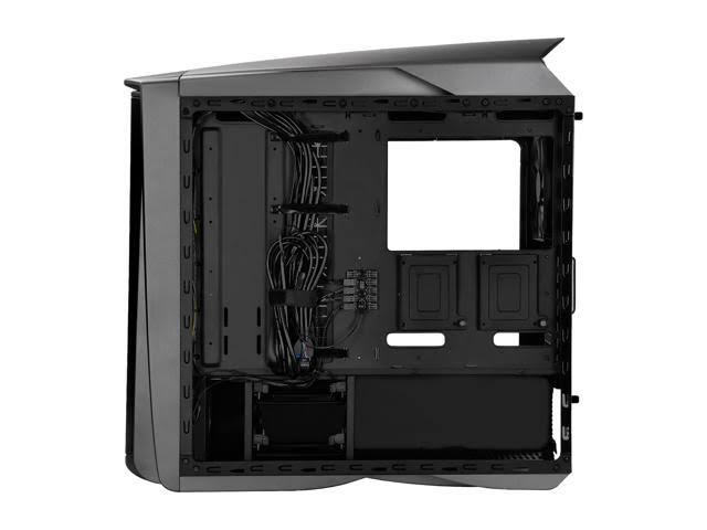 ATX Computer Case Titanium with Red LED D425