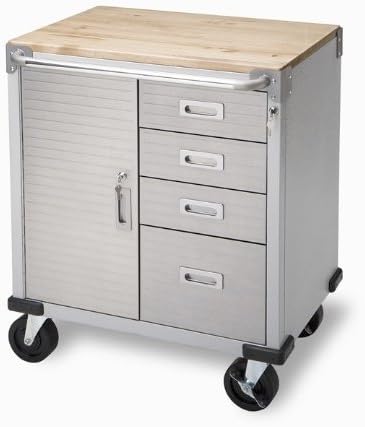Rolling Storage Cabinet with Drawers R22358