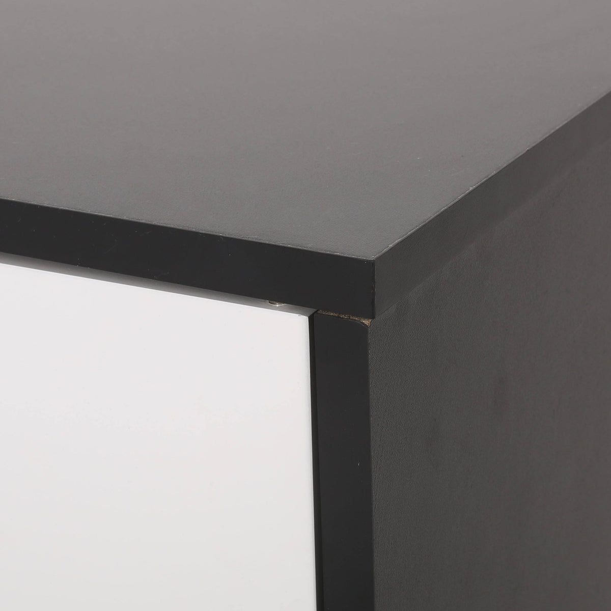 2 Door Cabinet Black/White A63103