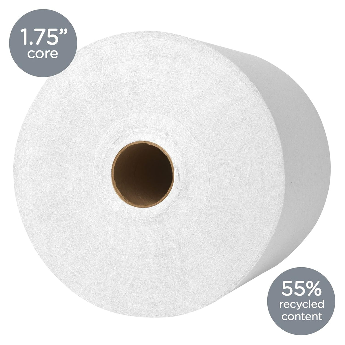 Hard Roll Paper Towels White 6 Rolls X3934