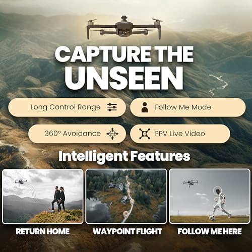 GPS 4K UHD Camera Drone with Obstacle Avoidance and 3-Axis Gimbal Q92510