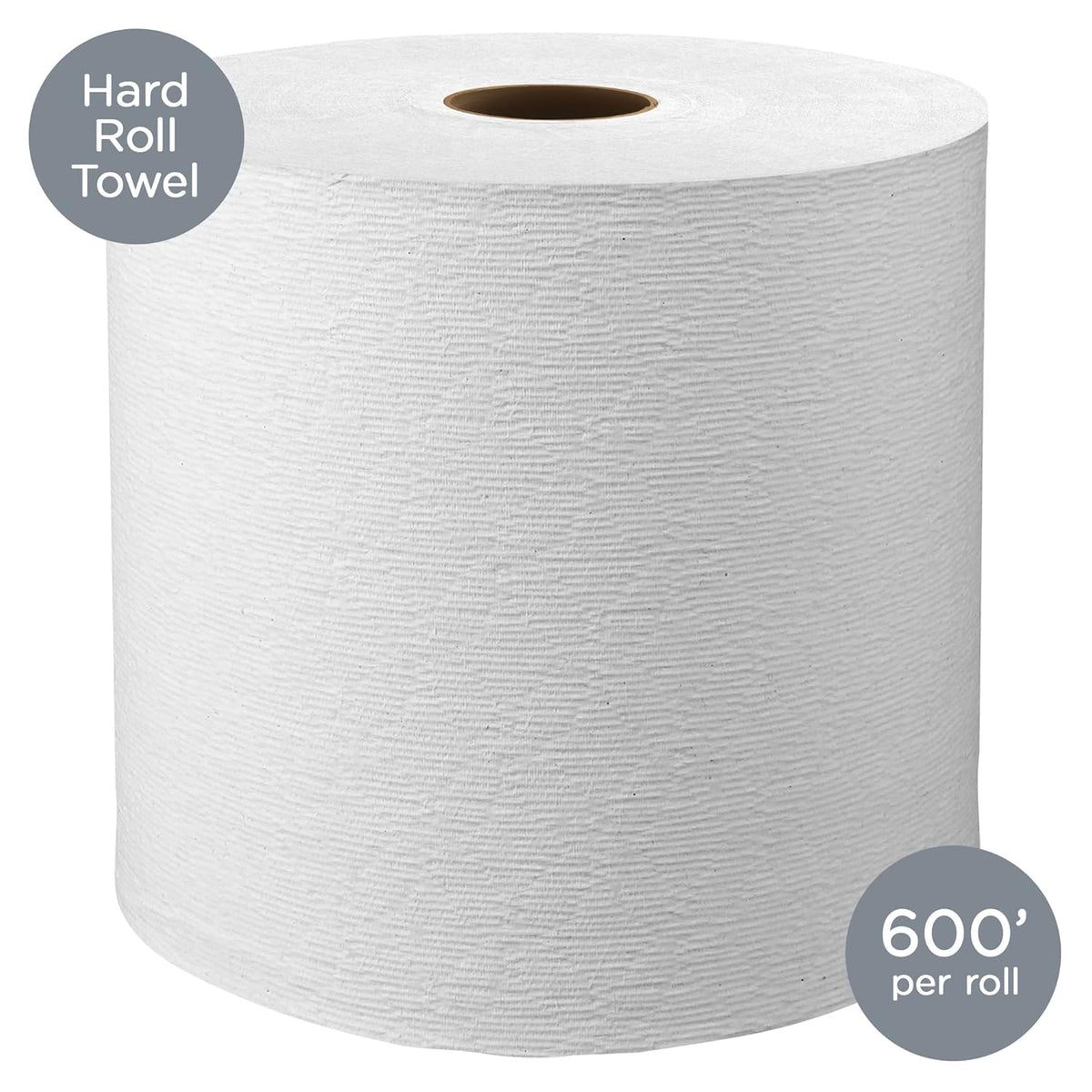 Hard Roll Paper Towels White 6 Rolls X3934