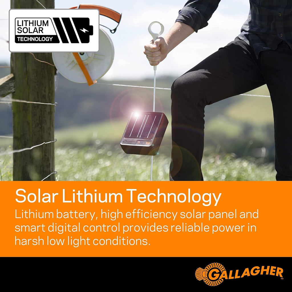 Solar Electric Fence Charger 0.12 Stored Joule Energizer H9659